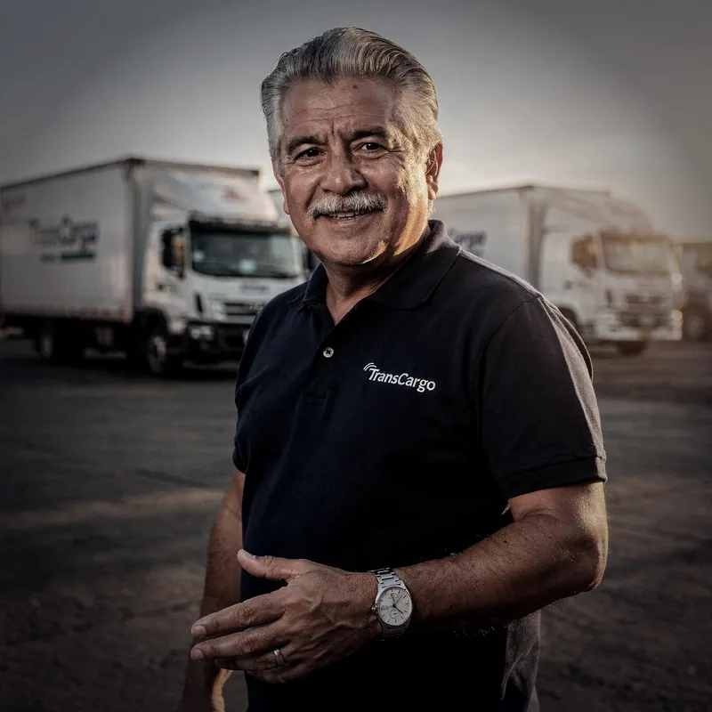 Foto de José Ramírez, gerente de operaciones de TransCargo Perú